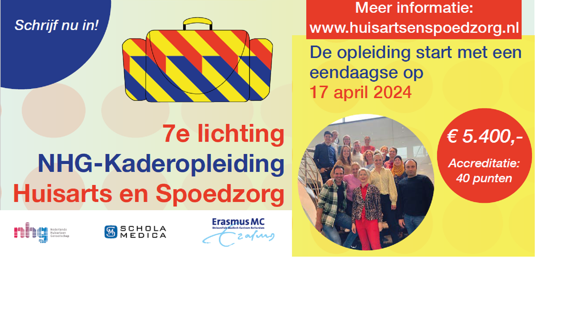 NHG-Kaderopleiding Huisarts en Spoedzorg 2024-2026